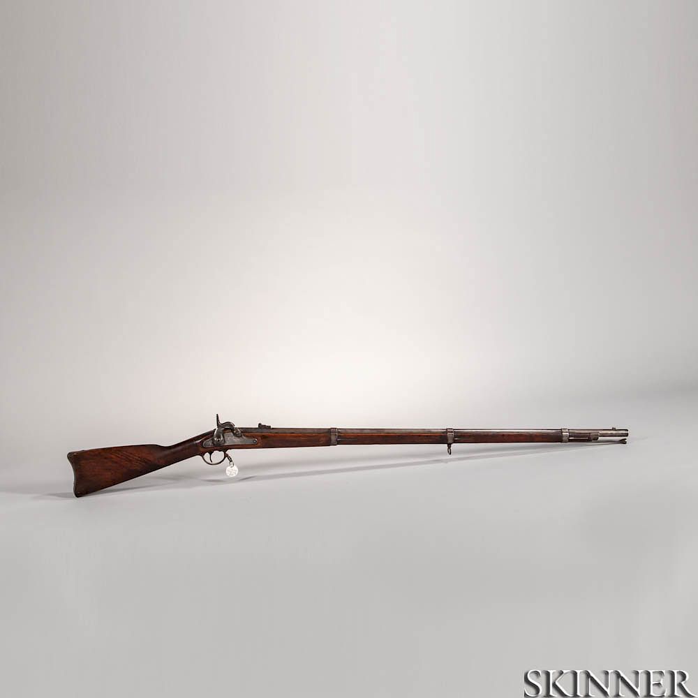 Appraisal: U S Model Percussion Rifle Musket Identified to Private Francis