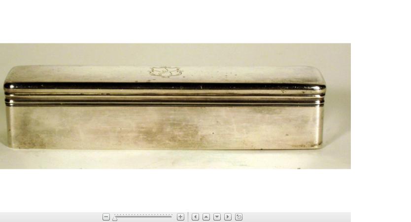 Appraisal: Victorian sterling silver pen boxmarker's mark j b london