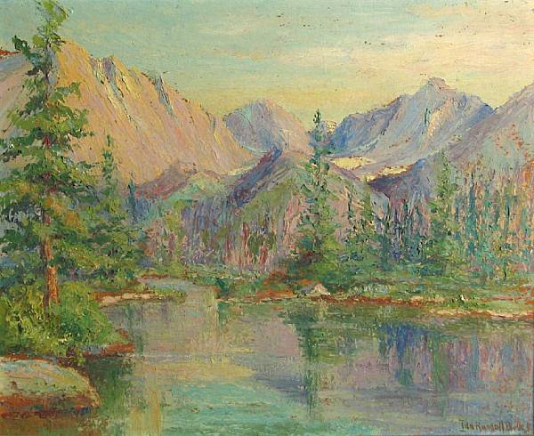 Appraisal: Ida Randall Bolles American Bear Lake Estes Park Colorado signed