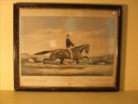 Appraisal: CURRIER AND IVES AMERICAN TH C DEXTER Lithograph x in