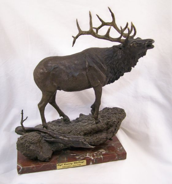 Appraisal: High Country Challenge bronze by Bob Parks Bob Parks born