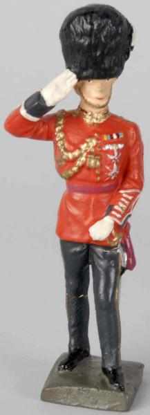 Appraisal: Lineol King George VI English King standing and saluting Condition