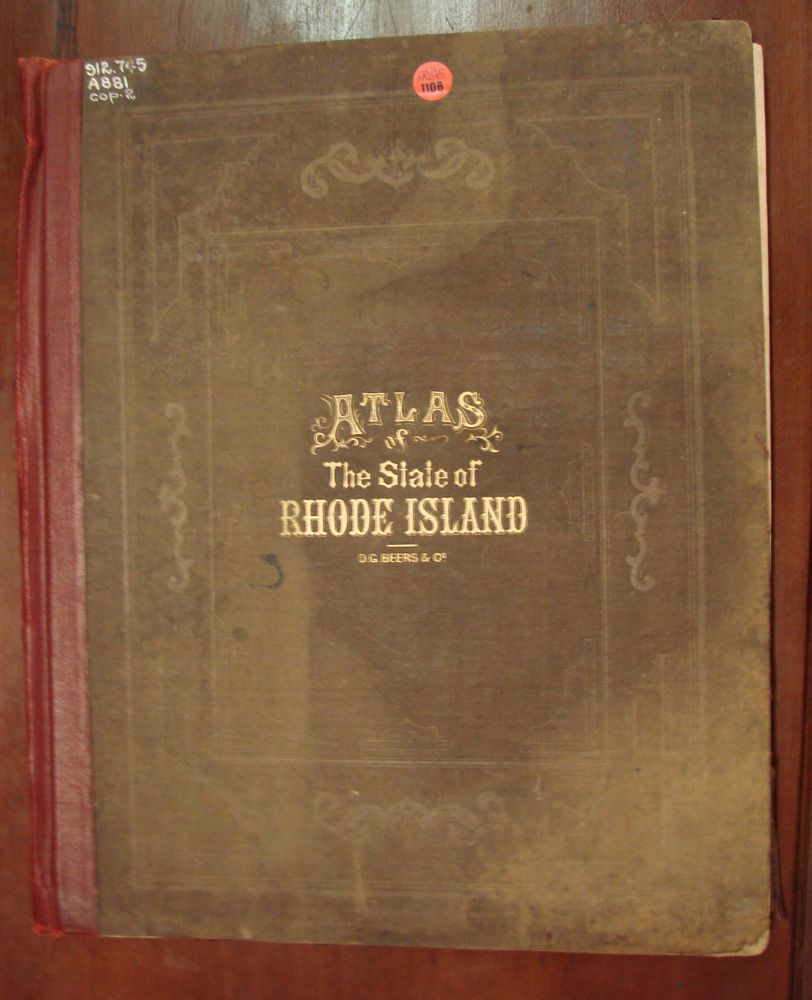 Appraisal: ATLAS Atlas of the State of Rhode Island and Providence