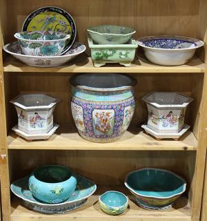 Appraisal: Three Shelves of Chinese Porcelain lot of Three shelves of