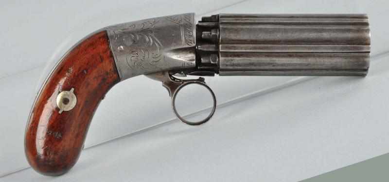 Appraisal: Pepperbox Pistol Description Overall length Barrel length This pepperbox pistol