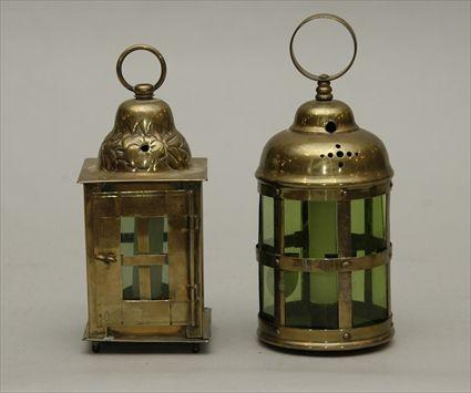 Appraisal: Pair of Brass Lanterns