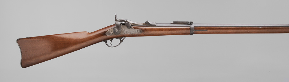 Appraisal: Model U S Springfield Trapdoor Rifle - in barrel -