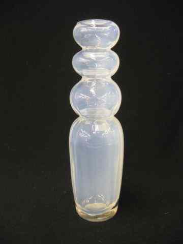 Appraisal: Opalescent Art Glass Vase stacking style '' excellent