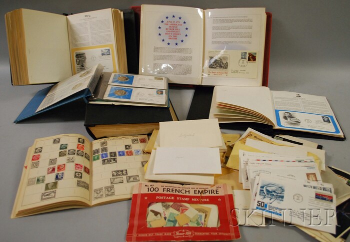 Appraisal: Collection of U S and Foreign Postage Stamps and Related