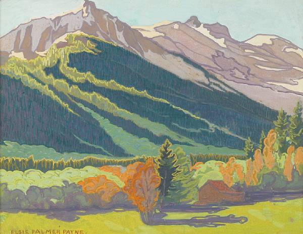 Appraisal: Elsie Palmer Payne American - French Alps signed 'Elsie Palmer