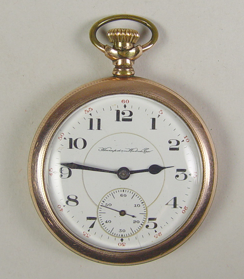 Appraisal: Hampden Pocket Watch Dueber Grand Canton Ohio jewel SN circa