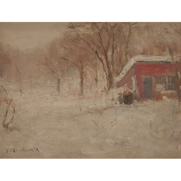 Appraisal: James Cantwell American - ''Winter Scene '' c oil on