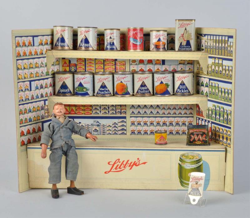 Appraisal: A Libby's Toy Grocery Store This cardboard Libby's store includes