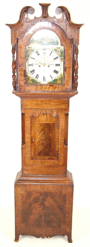 Appraisal: A early th century mahogany longcase clock by Rhodes Bradford