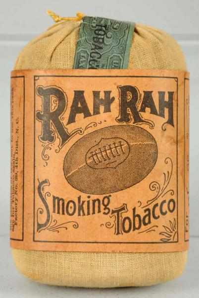 Appraisal: Rah Rah Cloth Tobacco Pouch Full with unbroken tax band