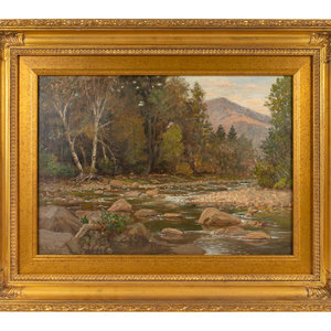 Appraisal: Charles Henry Turner American - Thorn Mountain from Ellis River