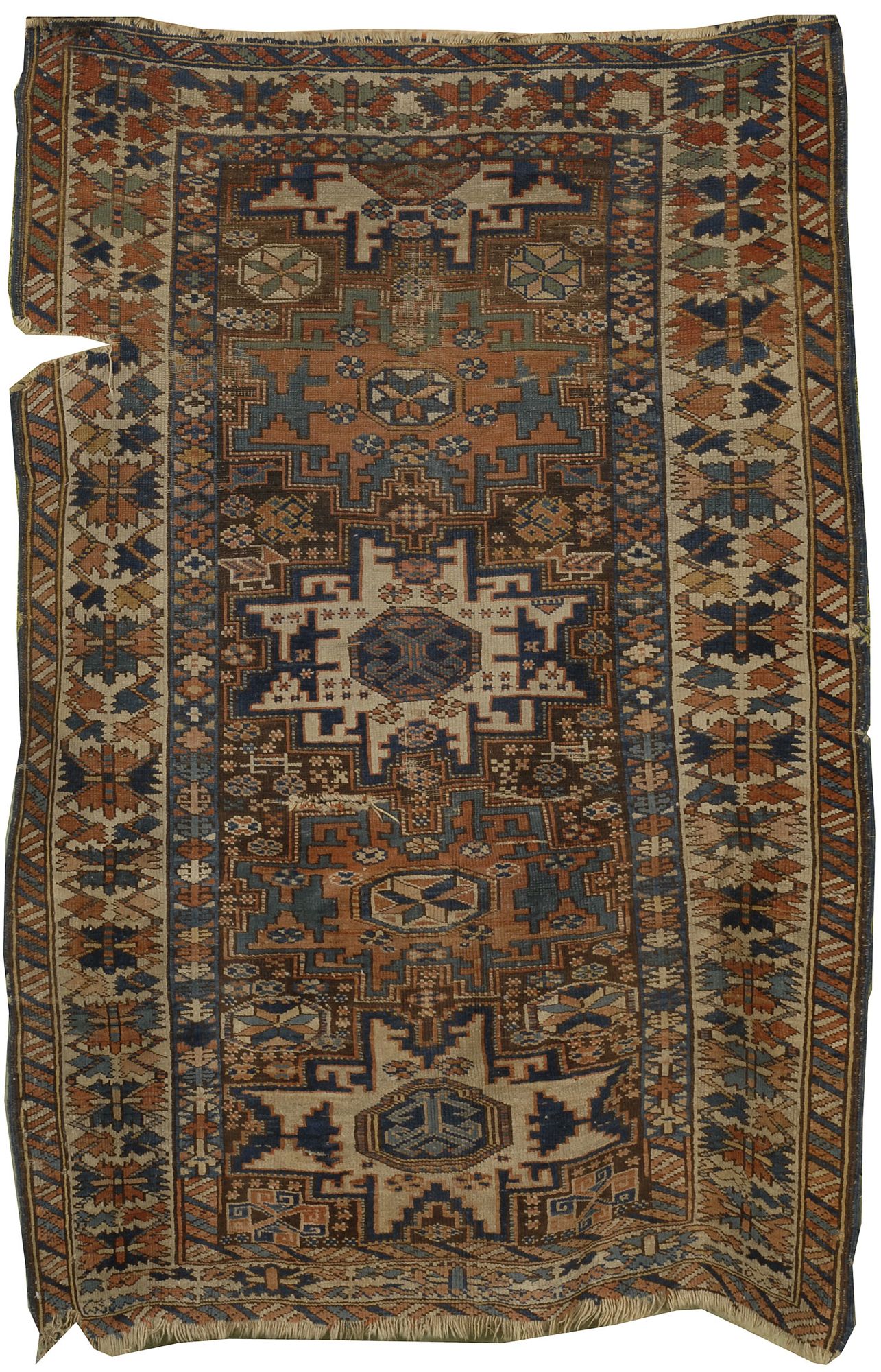 Appraisal: ORIENTAL RUG CAUCASIAN ' x ' Four Lesghi stars in