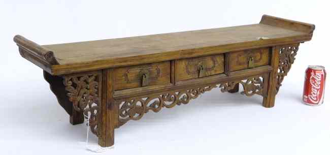 Appraisal: Asian low altar table '' W '' Ht