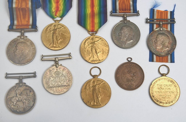 Appraisal: A COLLECTION OF FOUR PAIRS OF WORLD WAR I WAR