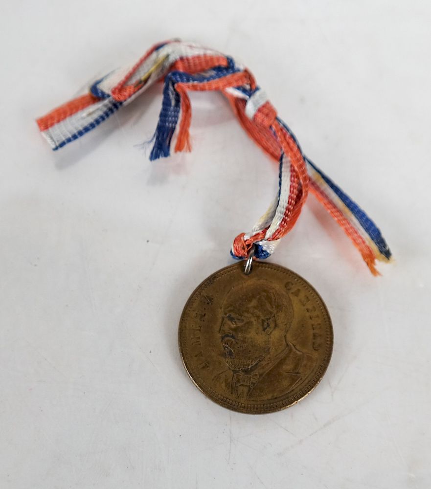 Appraisal: James A Garfield Medalet James A Garfield medalet Unlisted in