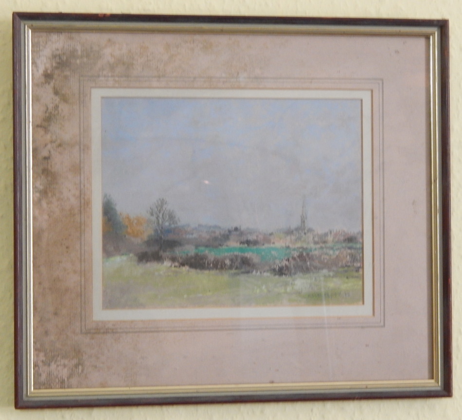 Appraisal: Keith Roper b Lincolnshire landscape pastel signed and dated cm