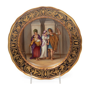 Appraisal: A Meissen Porcelain Plate Depicting a Classical Scene th Century