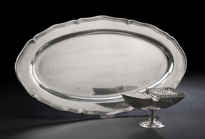 Appraisal: Central or South American Silver Incense Boat in the Spanish