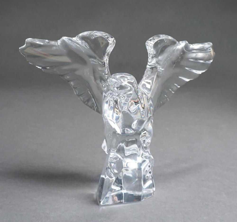 Appraisal: Baccarat Crystal Figure of Bald Eagle H in cm