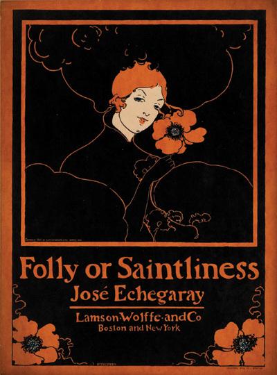 Appraisal: REED Ethel FOLLY OR SAINTLINESS lithograph in colors printed by