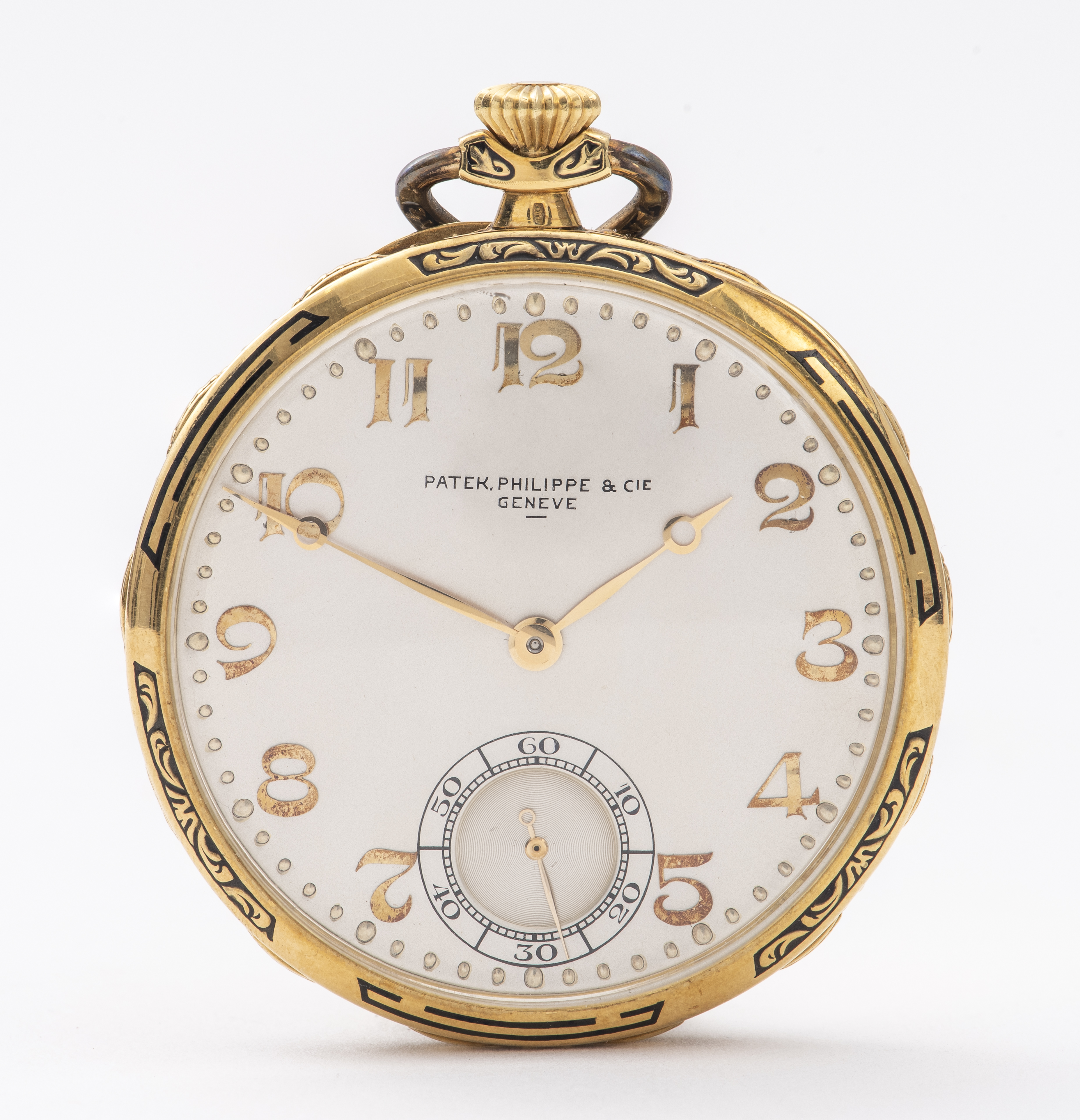 Appraisal: PATEK PHILIPPE K GOLD OPEN FACE POCKET WATCH Antique Patek