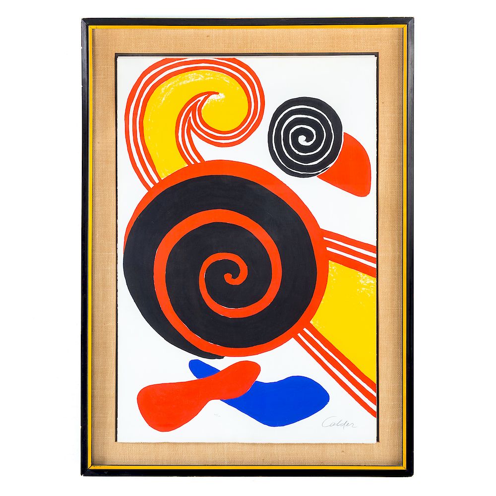 Appraisal: Alexander Calder Spirals Alexander Sandy Calder American - ed lithograph