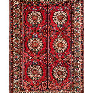 Appraisal: A Bakhtiari Wool Rug Circa feet inches x feet inches