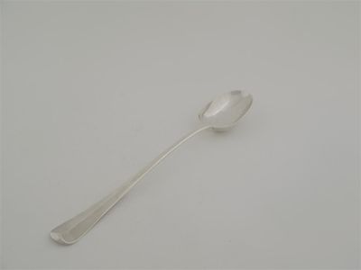 Appraisal: A George I basting spoon Hanoverian with a plain moulded