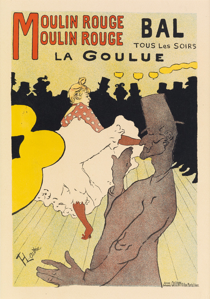 Appraisal: HENRI DE TOULOUSE-LAUTREC - MOULIN ROUGE BAL LA GOULUE Ma