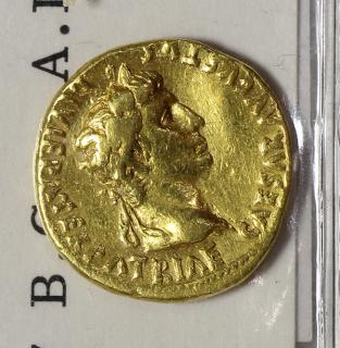 Appraisal: Augustus B Augustus B C - A D gold aureus