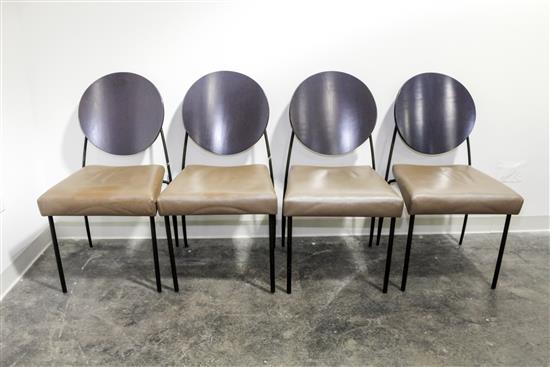 Appraisal: Sale Lot A Modern Set of Dining Chairs comprising eight