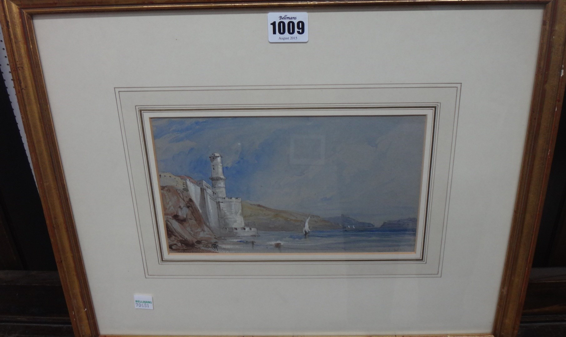 Appraisal: William Callow - Marseilles in the Harbour watercolour signed with