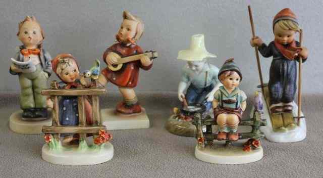 Appraisal: Lot of Porcelain Figures Hummels RoyalDoulton From a Larchmont NY