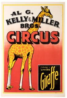 Appraisal: Al G Kelly and Miller Brothers Circus N p ca