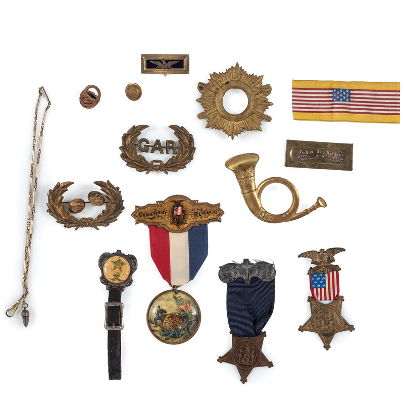 Appraisal: GRAND ARMY OF THE REPUBLIC A collection of GAR badges