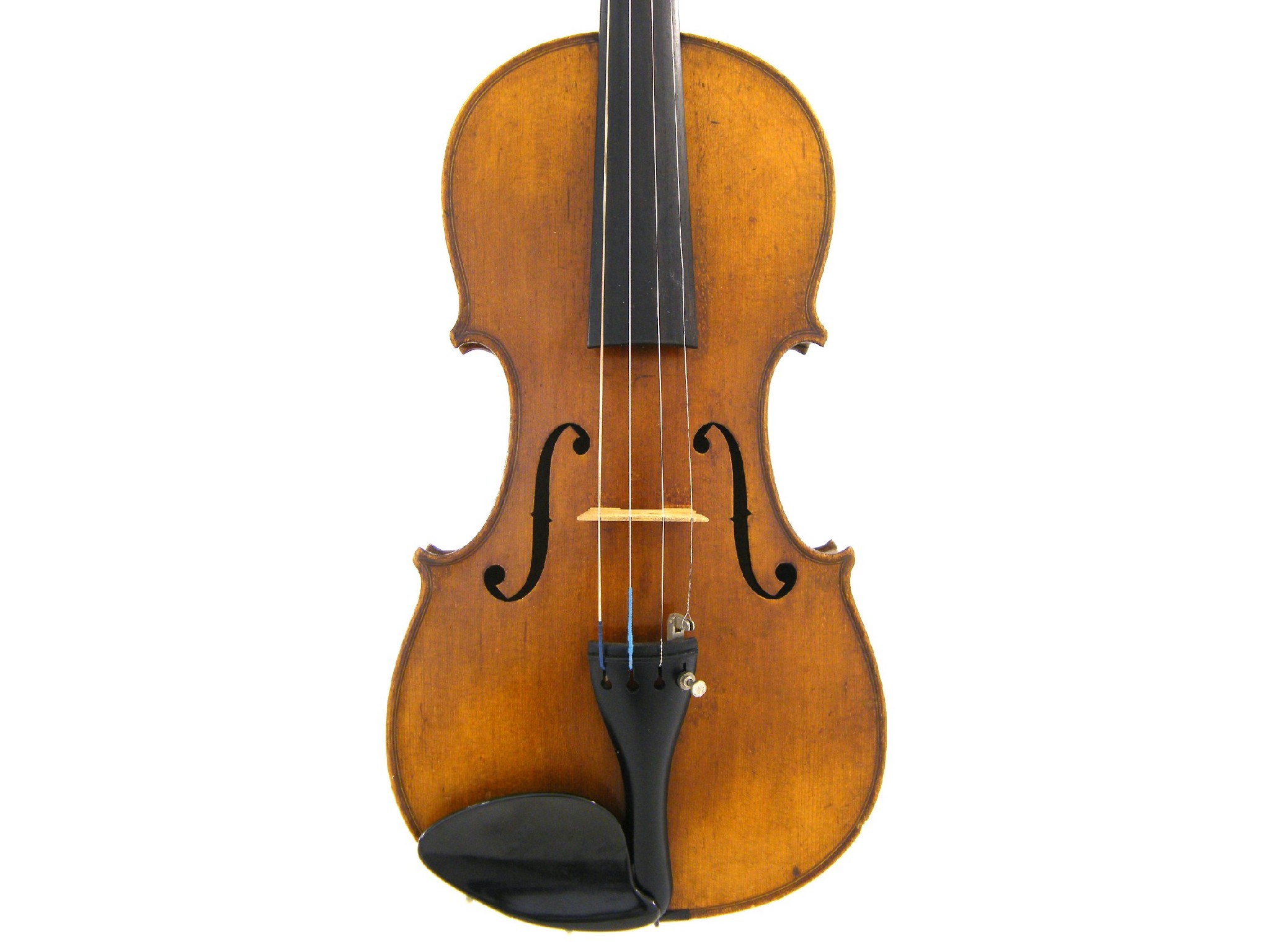 Appraisal: Neuner Hornsteiner three-quarter size violin circa cm