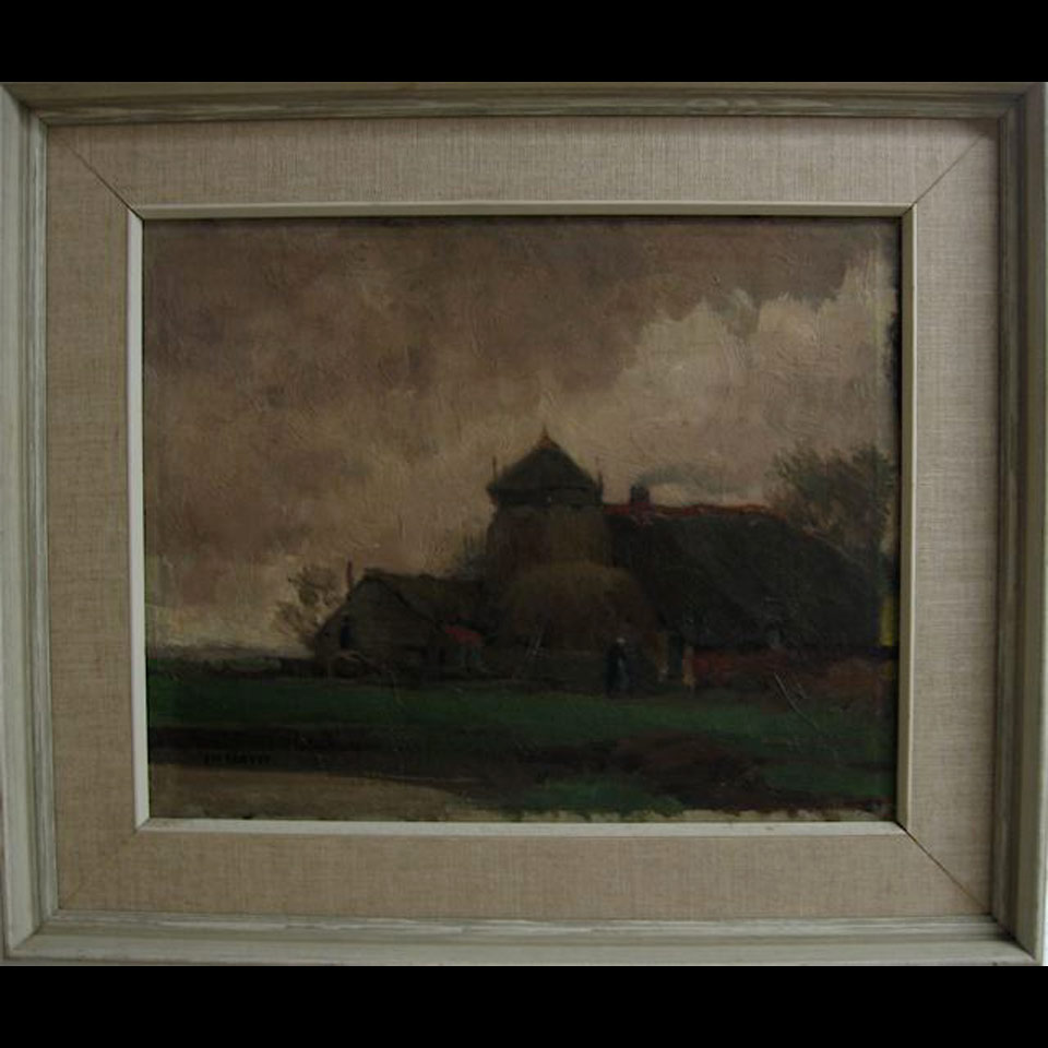 Appraisal: JOHN WILLIAM BEATTY - CANADIAN DUTCH FARM OIL ON CANVAS