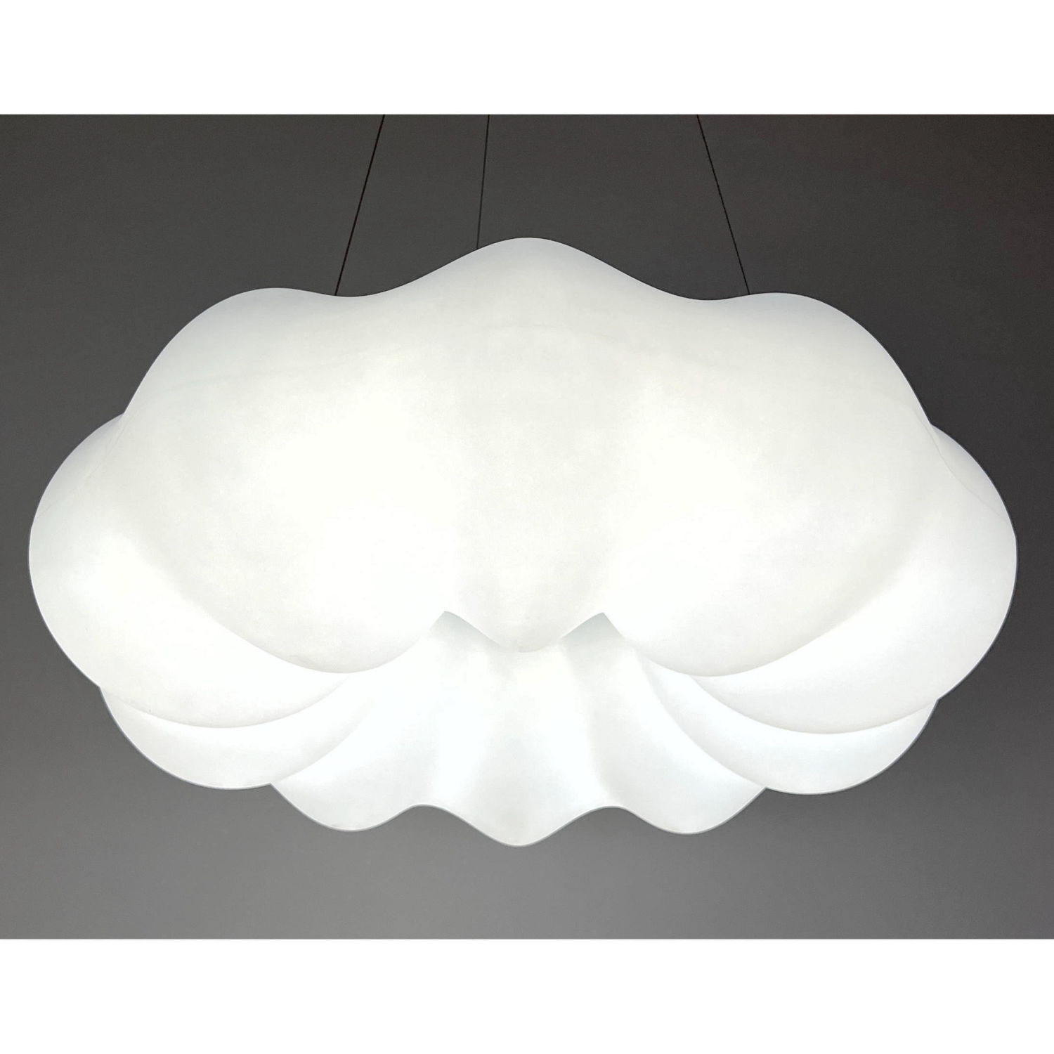 Appraisal: Uber Cool Hanging Cloud Ceiling Light Chandelier LED Molded plastic