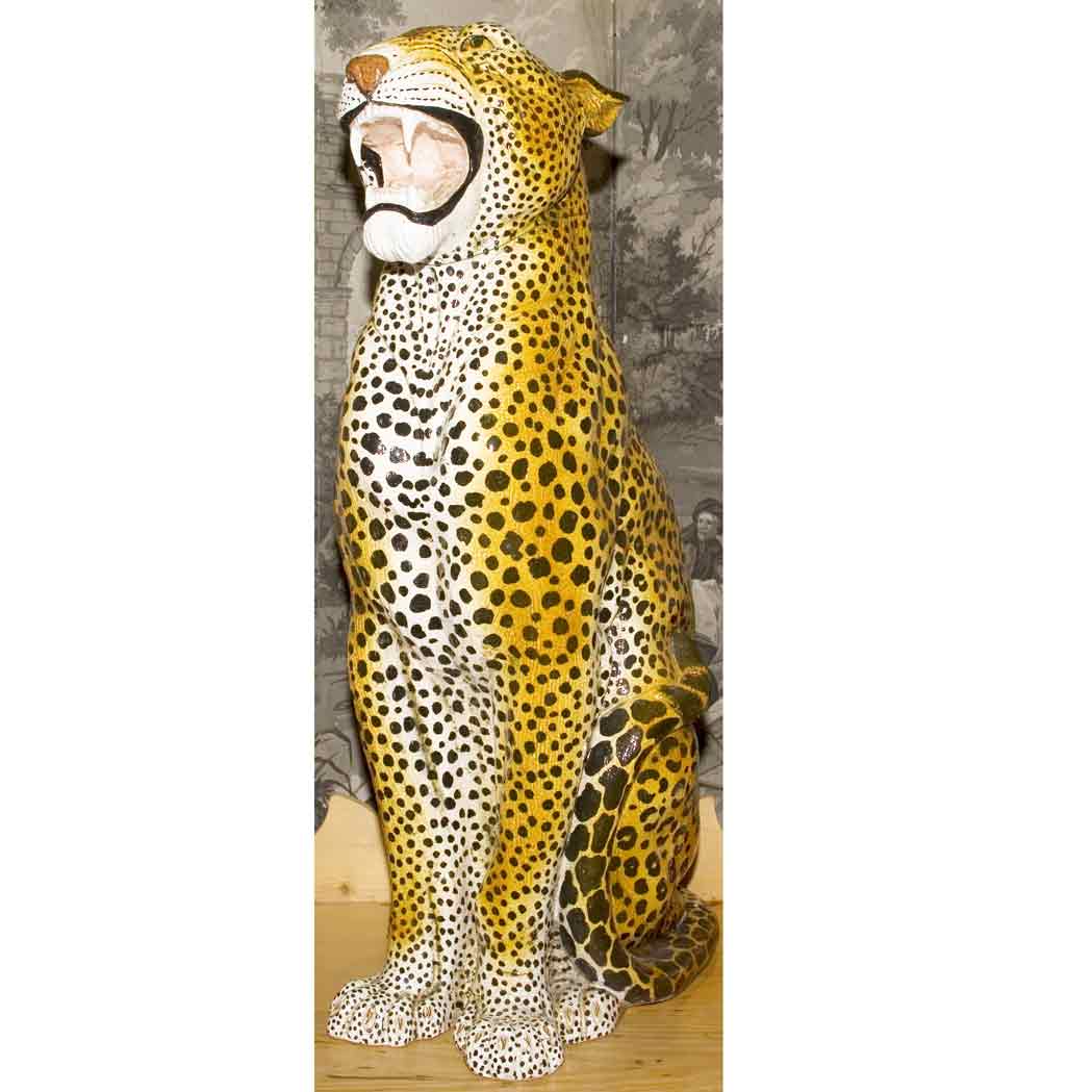 Appraisal: Ceramic Figure of a Leopard