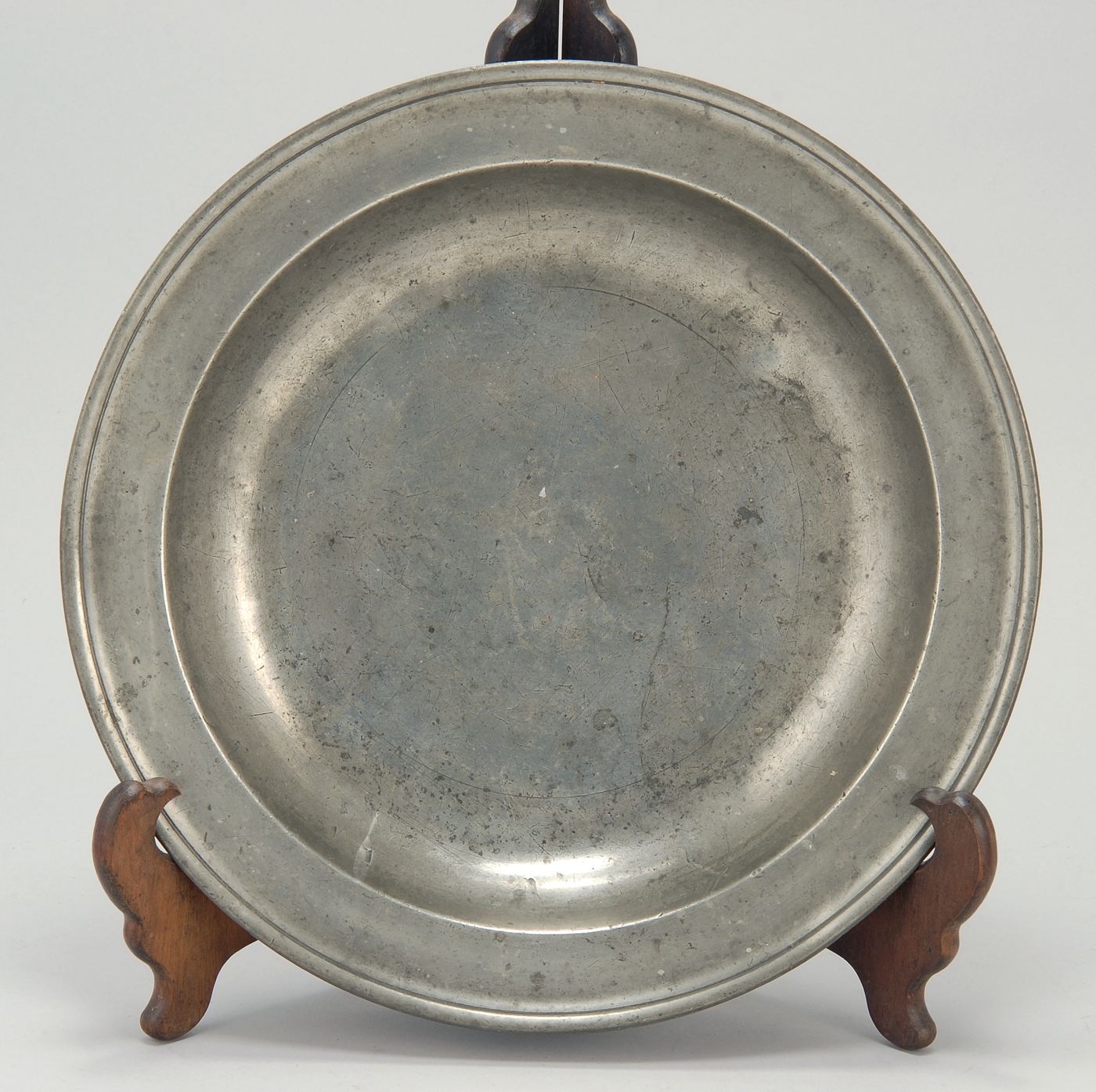 Appraisal: ANTIQUE AMERICAN PEWTER BOWL By Edward Danforth Diameter