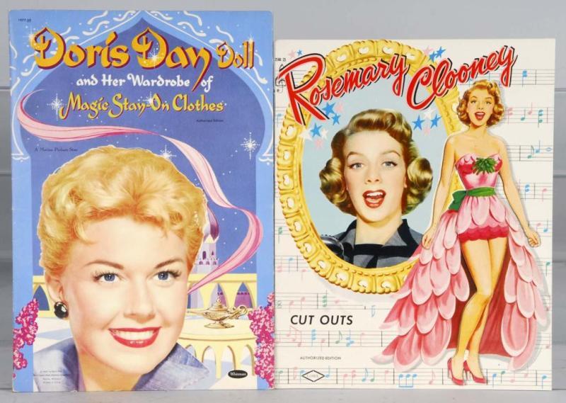 Appraisal: Lot of Celebrity Paper Doll Sets Description Includes Rosemary Clooney