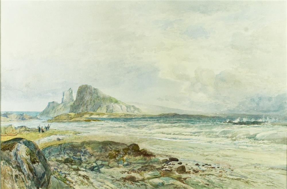 Appraisal: JAMES VIVIEN DE FLEURY BRITISH TH CENTURY A RUINED CASTLE