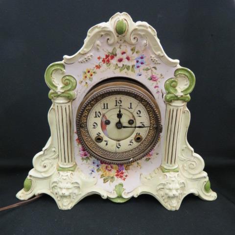 Appraisal: Porcelain Cased Clock Case circa not working