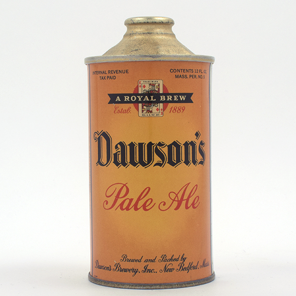 Appraisal: Dawsons Pale Ale Cone Top - EXCELLENTReference USBC - Brewery