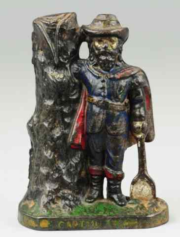 Appraisal: CAPTAIN KIDD STILL BANK U S cast iron depicts the